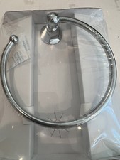 Ginger Empire Towel Ring Polished Chrome, Brand New