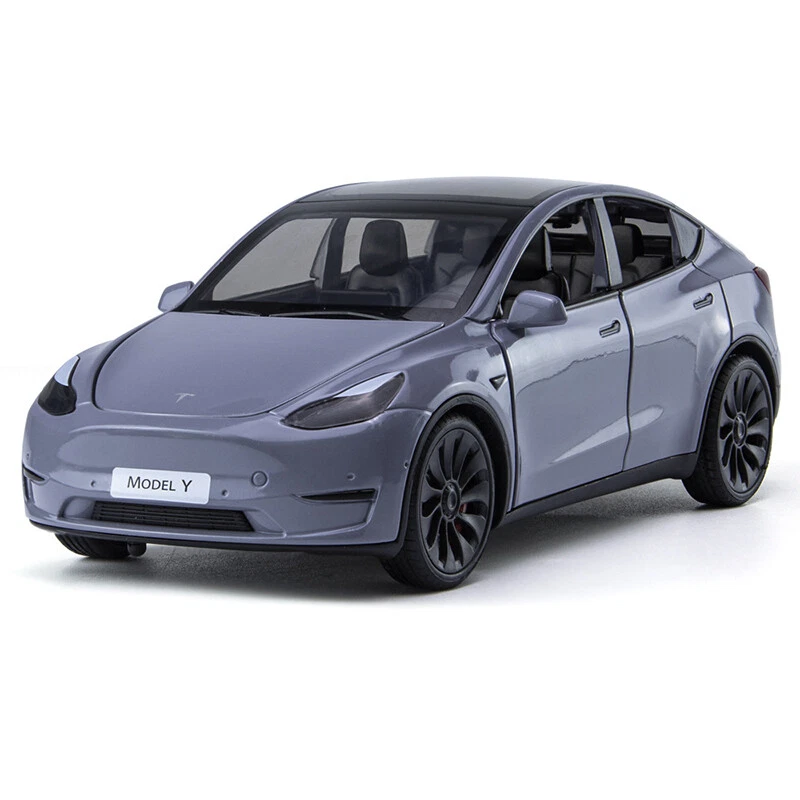 124 Scale Tesla Model Y Roadster Alloy Model Car Metal, 47 OFF