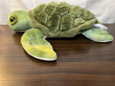 The Petting Zoo Green Sea Turtle 14-inch Plush - Clean
