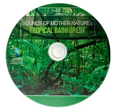 Tropical Rain Forrest  Sounds Relaxation Yoga Sleep Therapy White Noise New CD