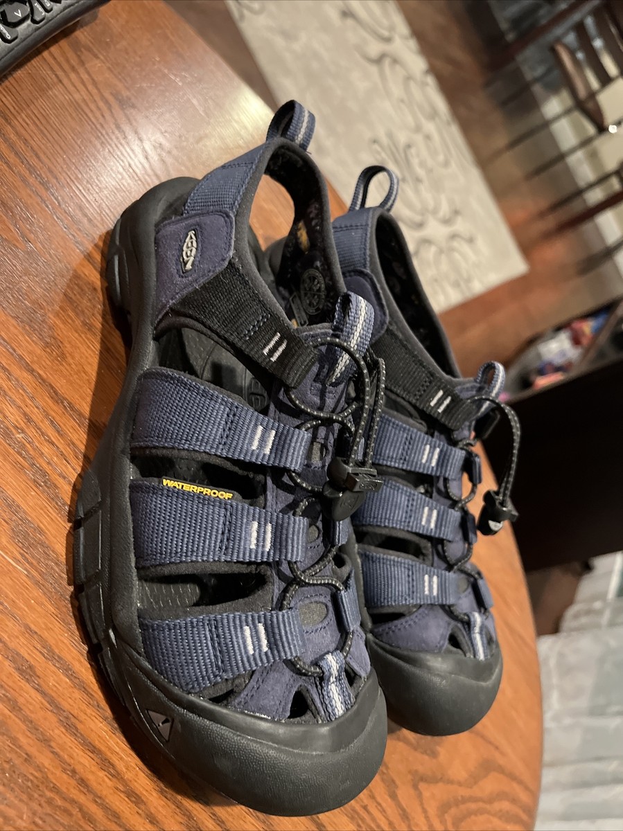 Keen Men's Newport H2, Blue/steel/gray Outdoor Sandals, Size