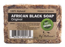 By Natures 100 Natural African Black Soap Original 3.5 Oz Pack of 1 
