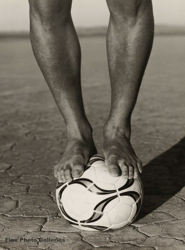 1995 HERB RITTS Soccer Player Kazu Photo Art On 16x20 - 2 Print Set