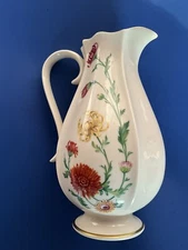 VINTAGE LENOX FINE IVORY CHINA 8” PITCHER “ THE CHRYSANTHEMUM “ 1989 IN USA