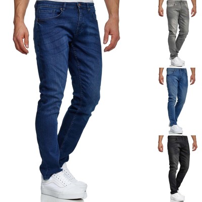 Tazzio Jeans Regular Straight Fit Herren Jeanshose Stretch Denim Hose Designer