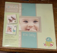 RARE Tapestry CR Gibson COMPLETE SCRAPBOOK Birds Photo Memory Album 12x12 Baby