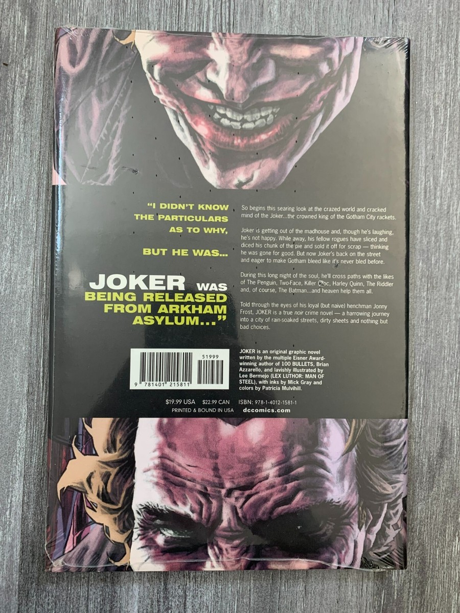 2008 JOKER by Brian Azzarello & Lee Bermejo SEALED Hardcover DC
