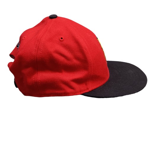 Cappello Berretto '47 Marca Chicago Blackhawks NHL Snap Back Adulto OSFA Rosso e Nero - Foto 5 di 11