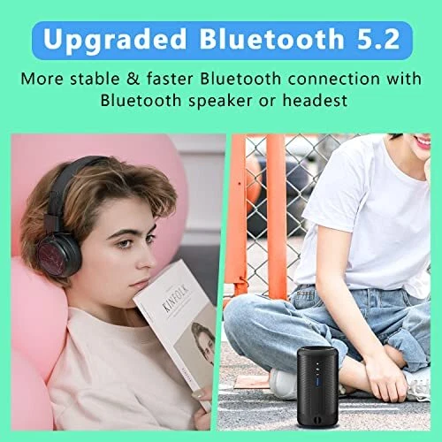 64GB MP3 Player with Bluetooth 5.2, AiMoonsa Music Player with Built-in HD - Image 4 of 4