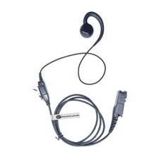 C Shape inline PTT Mic Radio Earpiece Fits Motorola DP2400 MTP3250 Walkie Talkie