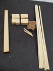 1 Set Spruce Violin linings Top Corner blocks INSIDE WOOD Blanks,Bass bar+bridge