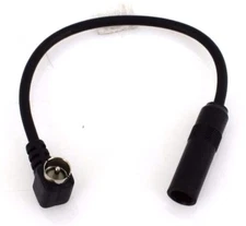 10 PACK Auto Antenna Adapter Extension Cord Euro Plug to USA JAck