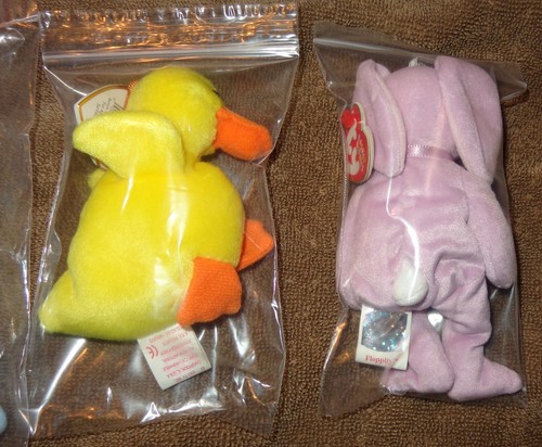 7 McDonalds Ty Beanie Babys Antsy Spunky Pinchers Mel Nuts Scoop Stretchy Peanut - Bild 10 von 10