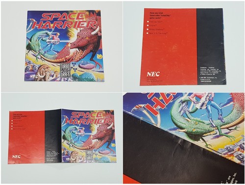Space Harrier Authentic Original TurboGrafx-16 Case & Manual Only - Picture 4 of 12