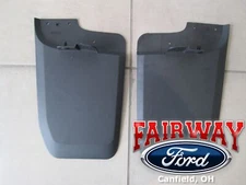 17 thru 26 Super Duty F450 F550 CHASSIS CAB OEM Ford Molded Splash Guards FRONT