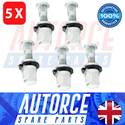 5X Radschraube Stehbolzen & Mutter Kunststoffring Dichtung für Honda Accord Civic Jazz FR-V HR-V 