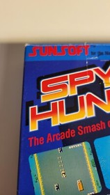 Nintendo Spy Hunter NES CIB 1st Print Hangtab Round SOQ 1987 5-Screw RARE!