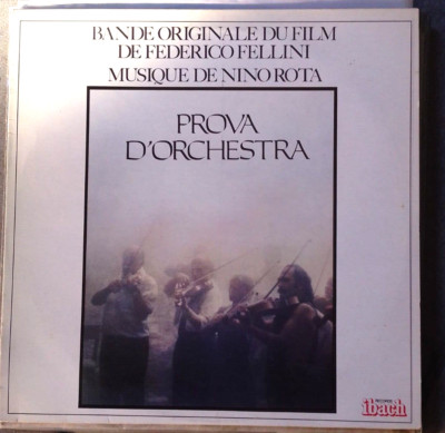 Nino Rota F. Fellini - Prova D'Orchestra - Ibach Records 60541 - Fra 1979 Lp NM