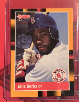 1988 Donruss Baseball's Best Baseball Card #121 Ellis Burks | eBay