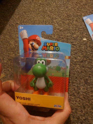 NEW Rare Nintendo Super Mario Action Figure (Jakks Pacific) Green Yoshi 6cm π