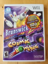 Brunswick Zone Cosmic Bowling - Nintendo Wii Complete with Manual Mint Disc