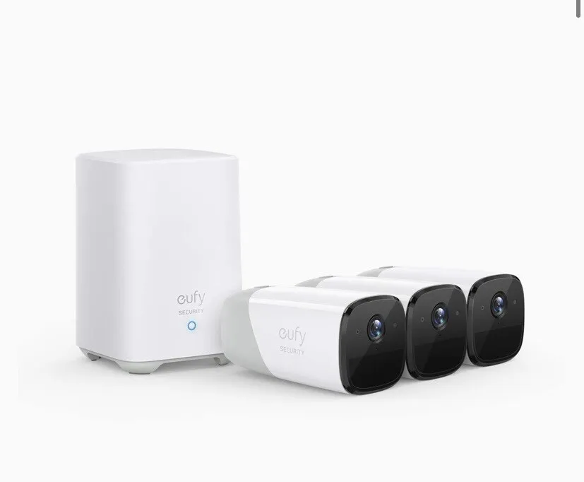 eufy 1080P Wireless Security Camera System eufyCam 2 Outdoor 3-Cam