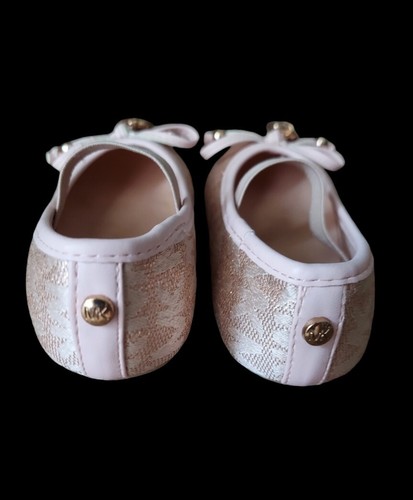 Timelessly chick flats Michael Kors Logo Toddler Size 5T Blush Pink - Picture 4 of 5