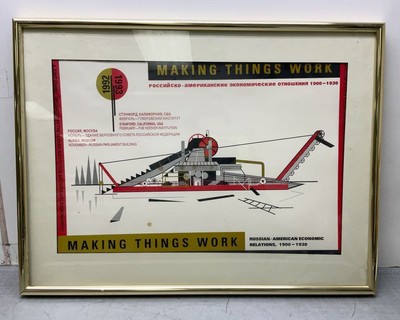 Making Things Work Russian-American Economic Relations Exhibition Poster