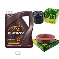 Mann Inspektionspaket Filterset 5L Mannol Energy 5W-30 FüR Suzuki Alto 1.0 0.8