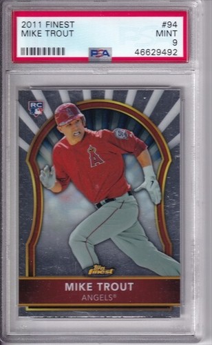Mike Trout #94 2011 Finest card