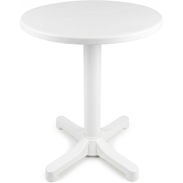 Mesa de Jardín Cuadrada de resina Auxiliar Exterior desmotable 60x72cm portáti