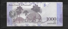 VENEZUELA #95a 2016 1000 BOLIVARES XF CIRCULATED BANKNOTE PAPER MONEY CURRENCY