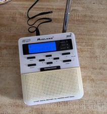 Midland Public Alert WR-100 Digital Weather All Hazards Alert Radio NOAA Safety