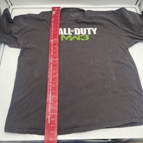 Call Of Duty MW3 T-shirt XL Black/Gray 100% Cotton Modern Warfare 3 Distressed - Foto 8 di 11