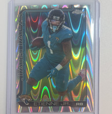 Topps Chrome Travis Etienne Jr. Jacksonville Jaguars #139 Parallel Football Card