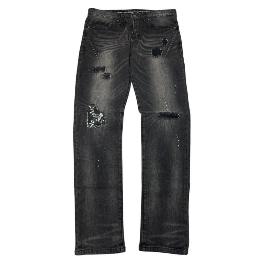 NUMBER (N)INE loveless Denim Jeans Black - Gem