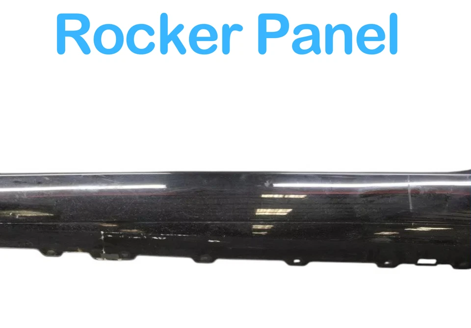 Panel basculante faldón lateral izquierdo Jaguar tipo F 14-21 negro EX53104C21AA fabricante original Foto 3 de 4