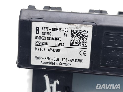 Ford Mondeo KEYLESS System Control Module Unit 2.0 TDCi Diesel 110kW (150 HP) - Picture 7 of 11