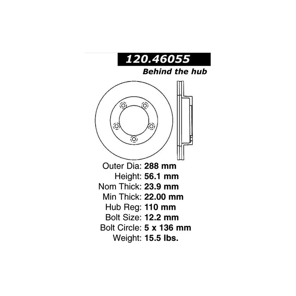 Juego de pastillas de freno de disco delanteras rotor de freno de disco para Mitsubishi Fuso FE-HD 2000-2002 Foto 4 de 4