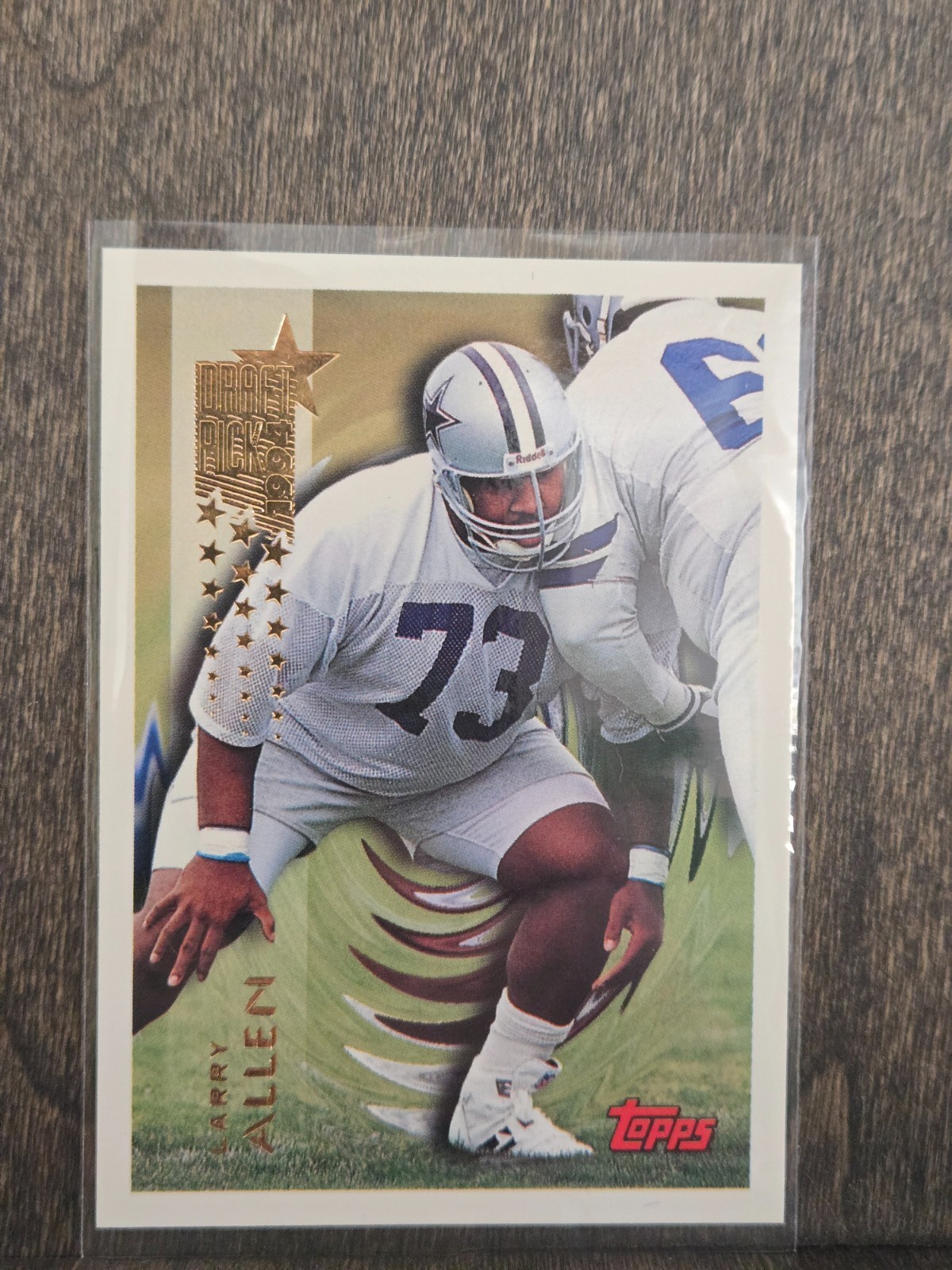 1994 Topps - Larry Allen #441 (RC) Dallas Cowboys B