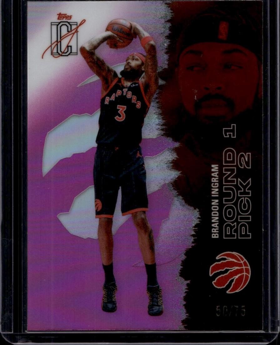 2025-26 Topps Signature Class #36 Brandon Ingram Pink #/75