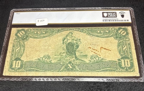 🇺🇸 AR 1902 $10  ♚♚LITTLE ROCK, ARKANSAS♚♚ THE ENGLAND NB - Picture 4 of 4