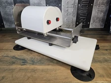 Nemco 55150C-WR PowerKut Ribbon Wavy French Fry Cutter - Suction Table Mount