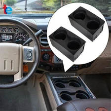 For Ford F250 F350 F450 Super Duty 2011-2016 2 X Front Center Console Cup Holder