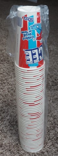 50 New ICEE PAPER CUPS - 24oz. - 25 Icee Points Each