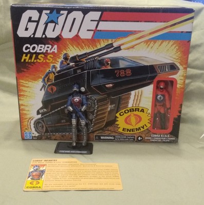 NIB GI JOE Custom 3.75 Inch Cobra Complete HISS Tank/ Plus Custom Tank Commander