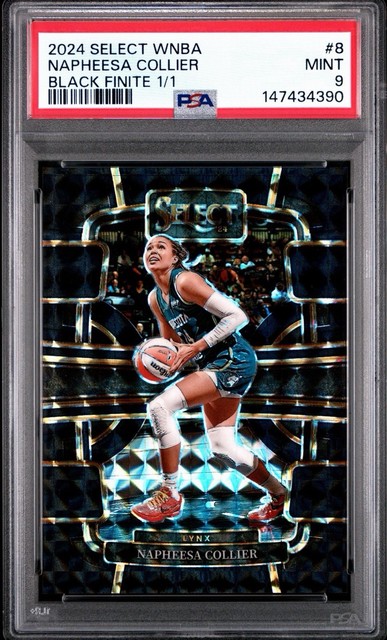 Napheesa Collier 2024 Select WNBA BLACK FINITE 1/1 PSA 9 MINT Lynx True 1 OF 1