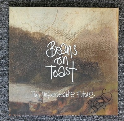 Beans On Toast The Unforeseeable Future Signed Vinyl LP Schwarz