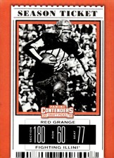 2019 Panini Contenders Draft Picks Collegiate #85 Red Grange