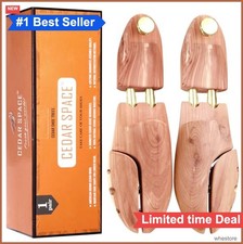 Cedar Shoe Trees for Men Natural Wood Shoe Stretcher Pair Widener Shaper Boot